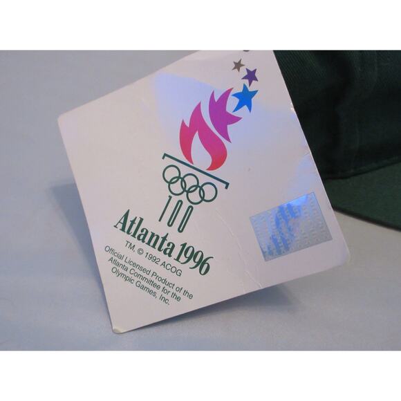 NWT Vintage 1996 Atlanta Olympic Games Hat SnapBack USA Embroidered 90s Hanes - Picture 3 of 15